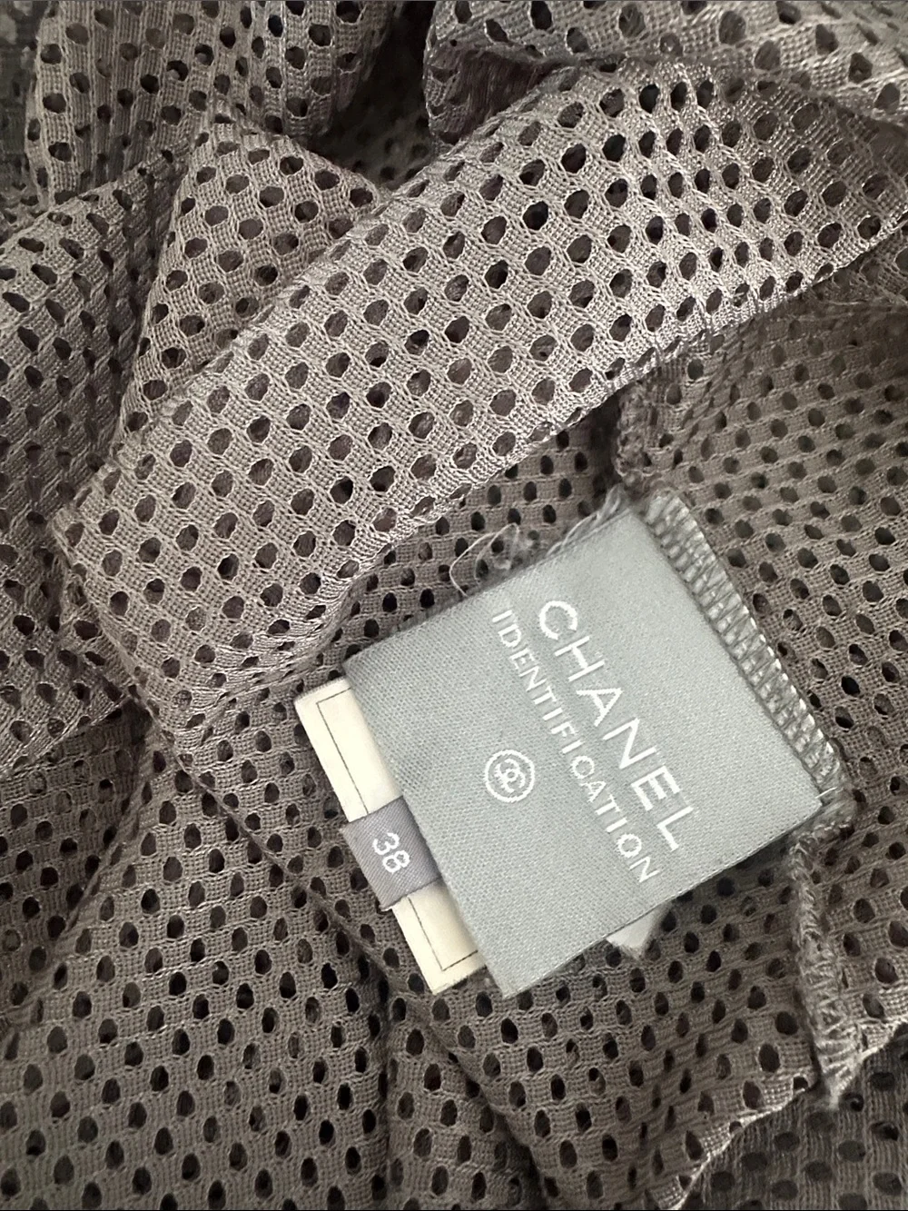 RARE CHANEL Mesh Sleeveless Tank Top
